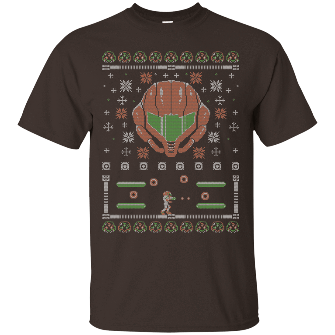 T-Shirts Dark Chocolate / Small Ugly Samus Sweater T-Shirt