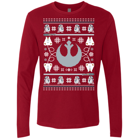T-Shirts Cardinal / Small UGLY STAR WARS ALLIANCE Men's Premium Long Sleeve