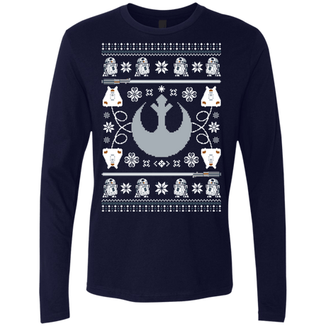 T-Shirts Midnight Navy / Small UGLY STAR WARS ALLIANCE Men's Premium Long Sleeve