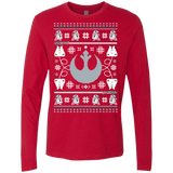 T-Shirts Red / Small UGLY STAR WARS ALLIANCE Men's Premium Long Sleeve