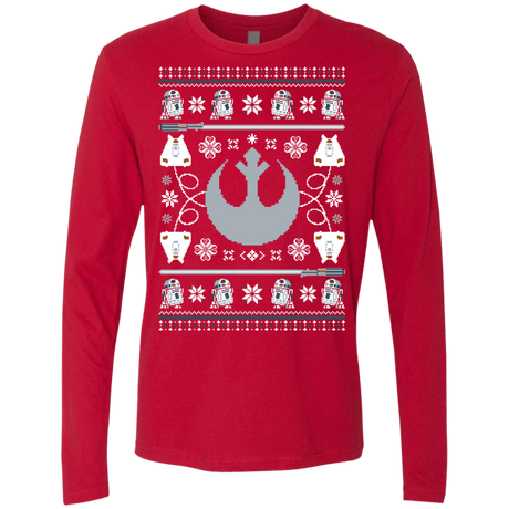 T-Shirts Red / Small UGLY STAR WARS ALLIANCE Men's Premium Long Sleeve