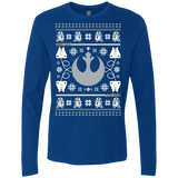 T-Shirts Royal / Small UGLY STAR WARS ALLIANCE Men's Premium Long Sleeve