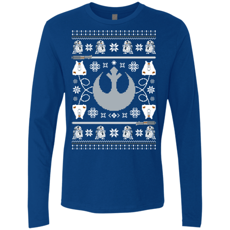 T-Shirts Royal / Small UGLY STAR WARS ALLIANCE Men's Premium Long Sleeve
