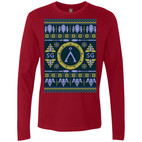 T-Shirts Cardinal / Small UGLY STARGATE Men's Premium Long Sleeve