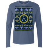 T-Shirts Indigo / Small UGLY STARGATE Men's Premium Long Sleeve