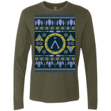 T-Shirts Military Green / Small UGLY STARGATE Men's Premium Long Sleeve