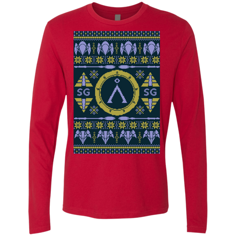 T-Shirts Red / Small UGLY STARGATE Men's Premium Long Sleeve