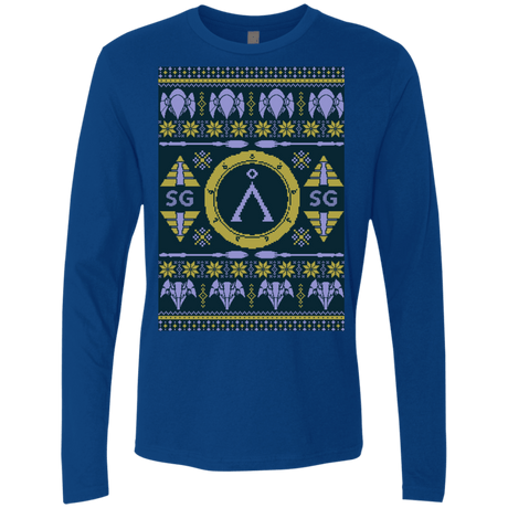 T-Shirts Royal / Small UGLY STARGATE Men's Premium Long Sleeve