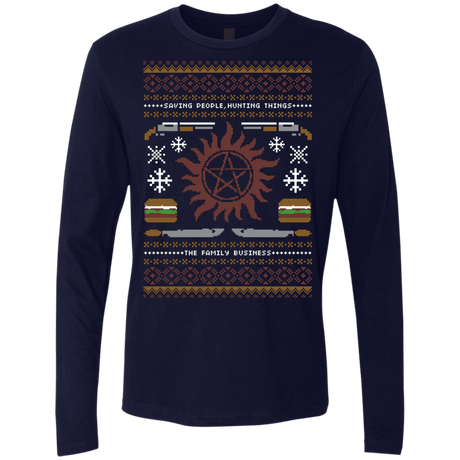 T-Shirts Midnight Navy / Small UGLY SUPERNATURAL Men's Premium Long Sleeve