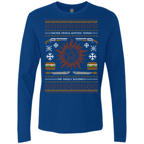 T-Shirts Royal / Small UGLY SUPERNATURAL Men's Premium Long Sleeve