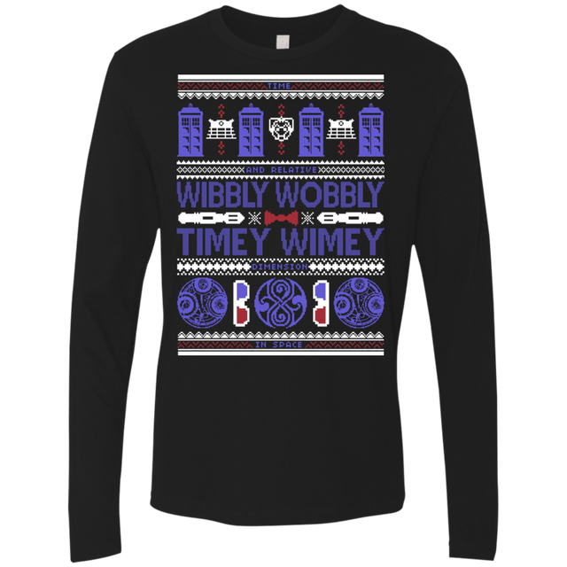 T-Shirts Black / Small Ugly Who Men's Premium Long Sleeve