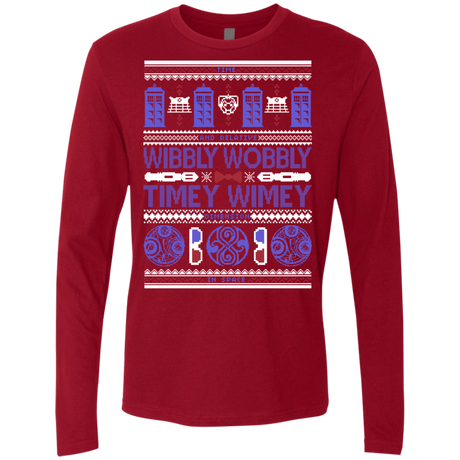 T-Shirts Cardinal / Small Ugly Who Men's Premium Long Sleeve