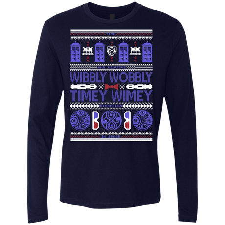 T-Shirts Midnight Navy / Small Ugly Who Men's Premium Long Sleeve