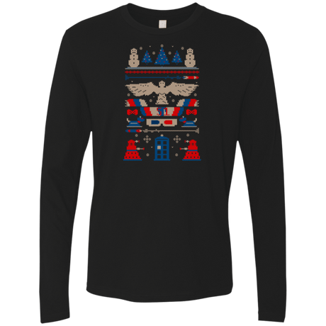 T-Shirts Black / Small Ugly Who Sweater Men's Premium Long Sleeve