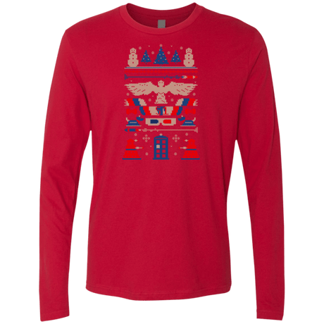 T-Shirts Red / Small Ugly Who Sweater Men's Premium Long Sleeve