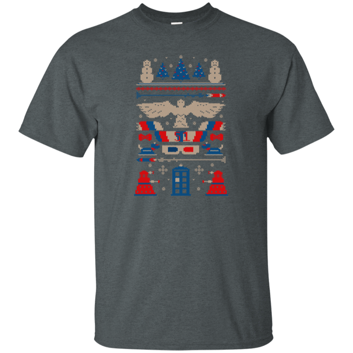 T-Shirts Dark Heather / Small Ugly Who Sweater T-Shirt