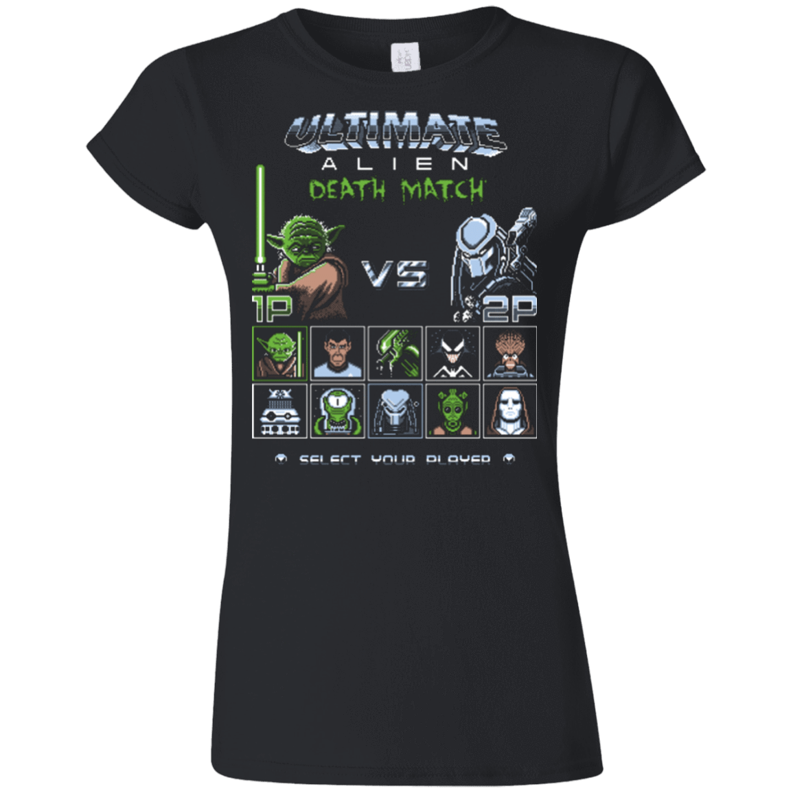 T-Shirts Black / S Ultimate Alien Deathmatch Junior Slimmer-Fit T-Shirt