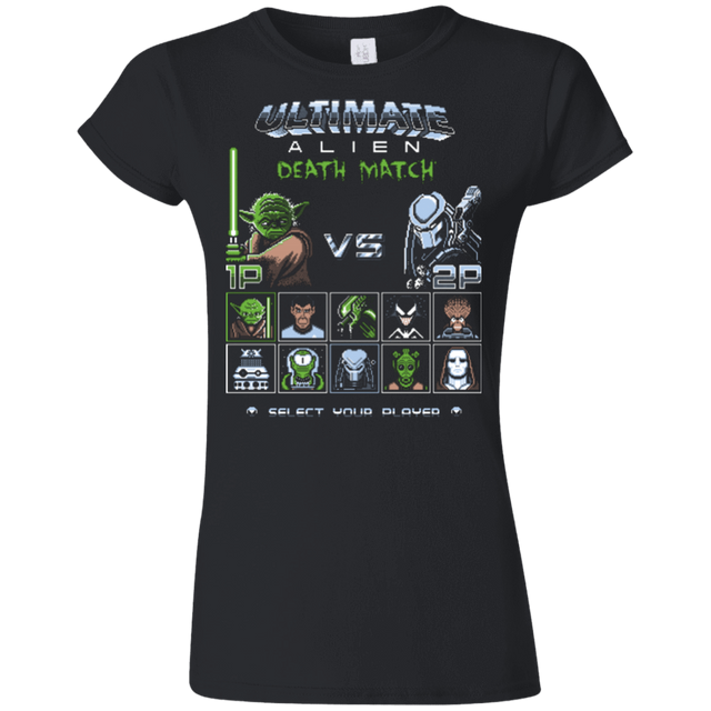 T-Shirts Black / S Ultimate Alien Deathmatch Junior Slimmer-Fit T-Shirt