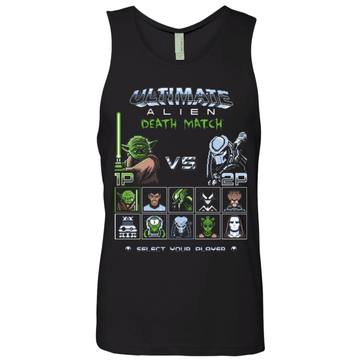 T-Shirts Black / Small Ultimate alien deathmatch Men's Premium Tank Top