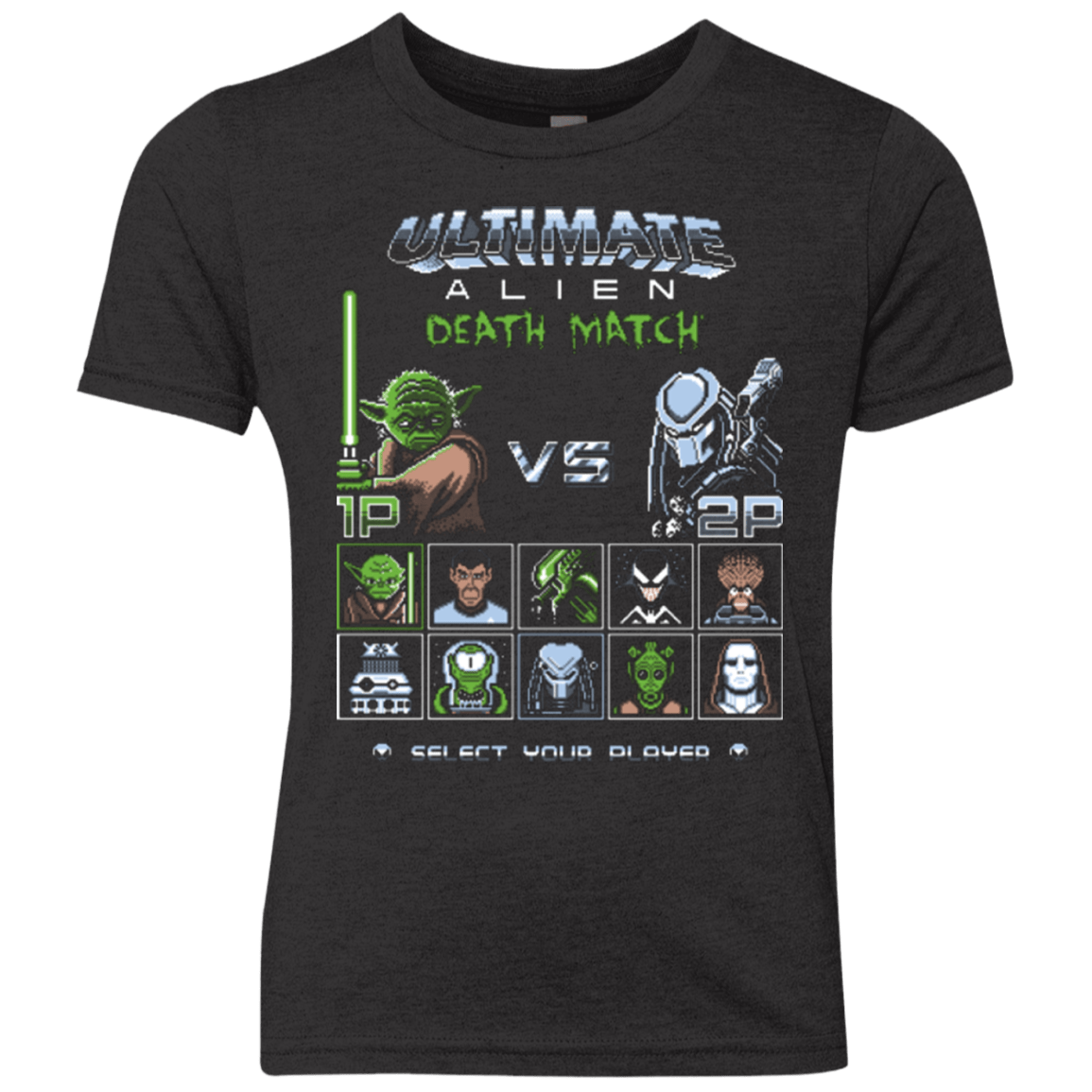 T-Shirts Vintage Black / YXS Ultimate alien deathmatch Youth Triblend T-Shirt