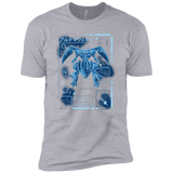 T-Shirts Heather Grey / YXS ULTIMATE BLUE PRINT Boys Premium T-Shirt