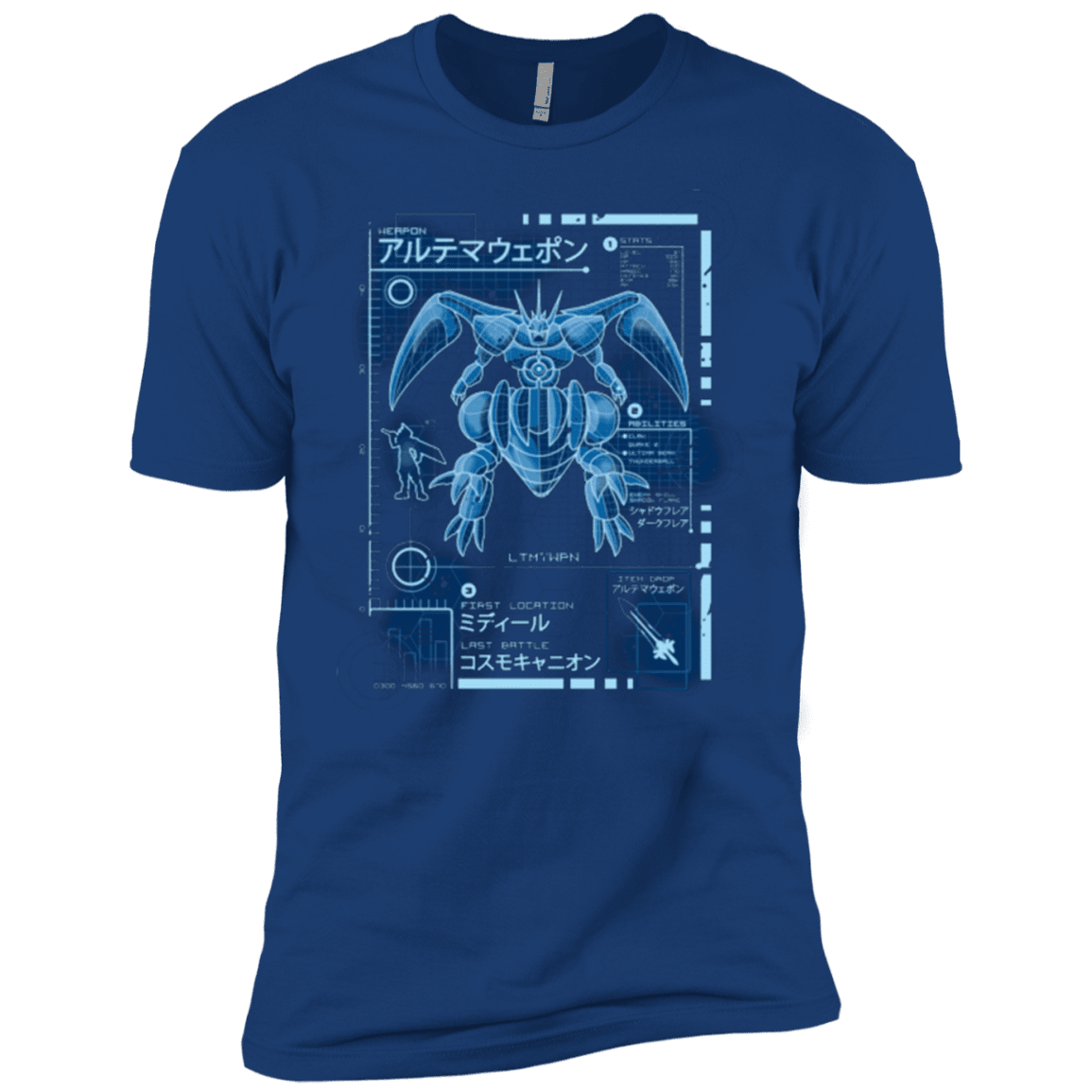 T-Shirts Royal / YXS ULTIMATE BLUE PRINT Boys Premium T-Shirt