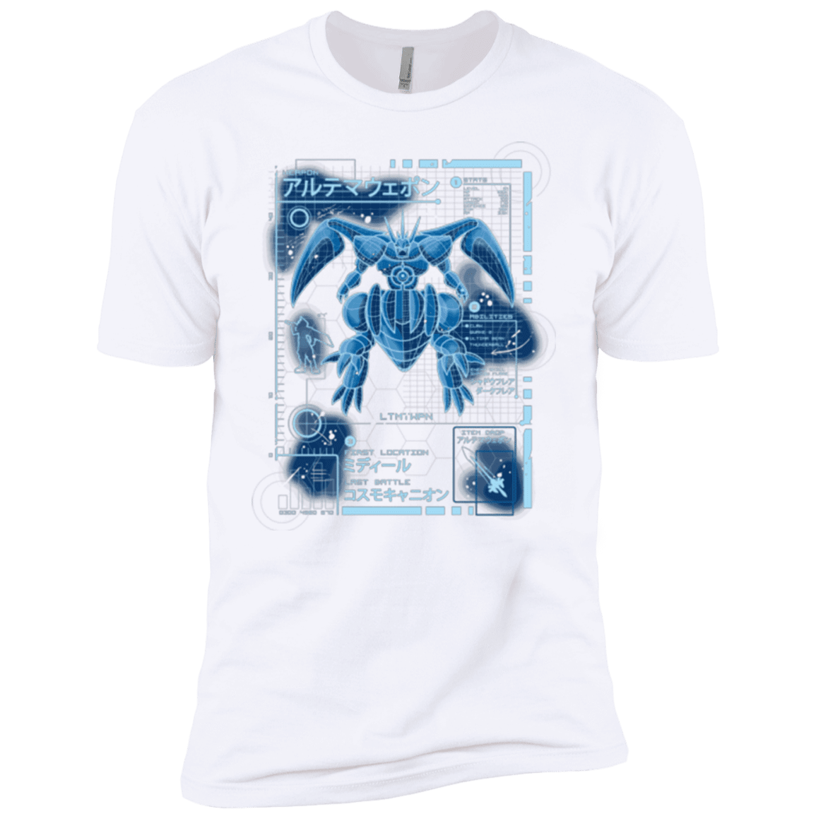 T-Shirts White / YXS ULTIMATE BLUE PRINT Boys Premium T-Shirt