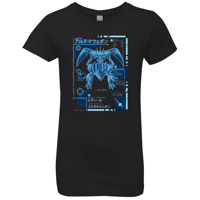 T-Shirts Black / YXS ULTIMATE BLUE PRINT Girls Premium T-Shirt