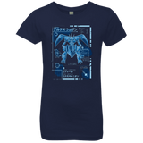 T-Shirts Midnight Navy / YXS ULTIMATE BLUE PRINT Girls Premium T-Shirt
