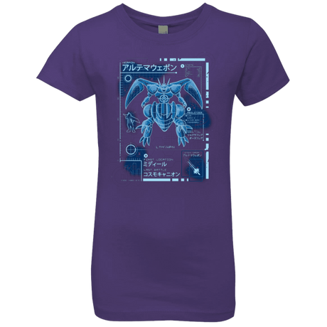 T-Shirts Purple Rush / YXS ULTIMATE BLUE PRINT Girls Premium T-Shirt