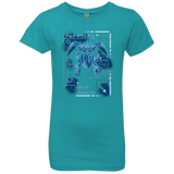 T-Shirts Tahiti Blue / YXS ULTIMATE BLUE PRINT Girls Premium T-Shirt