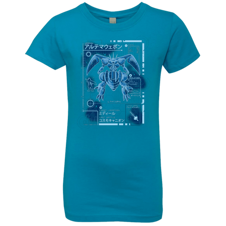 T-Shirts Turquoise / YXS ULTIMATE BLUE PRINT Girls Premium T-Shirt