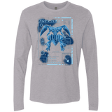 T-Shirts Heather Grey / Small ULTIMATE BLUE PRINT Men's Premium Long Sleeve