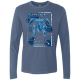 T-Shirts Indigo / Small ULTIMATE BLUE PRINT Men's Premium Long Sleeve