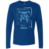 T-Shirts Royal / Small ULTIMATE BLUE PRINT Men's Premium Long Sleeve