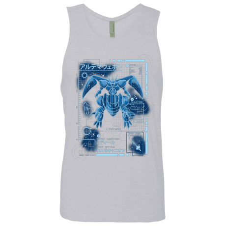 T-Shirts Heather Grey / Small ULTIMATE BLUE PRINT Men's Premium Tank Top