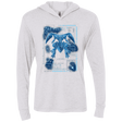 T-Shirts Heather White / X-Small ULTIMATE BLUE PRINT Triblend Long Sleeve Hoodie Tee