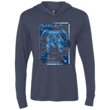 T-Shirts Vintage Navy / X-Small ULTIMATE BLUE PRINT Triblend Long Sleeve Hoodie Tee