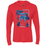 T-Shirts Vintage Red / X-Small ULTIMATE BLUE PRINT Triblend Long Sleeve Hoodie Tee