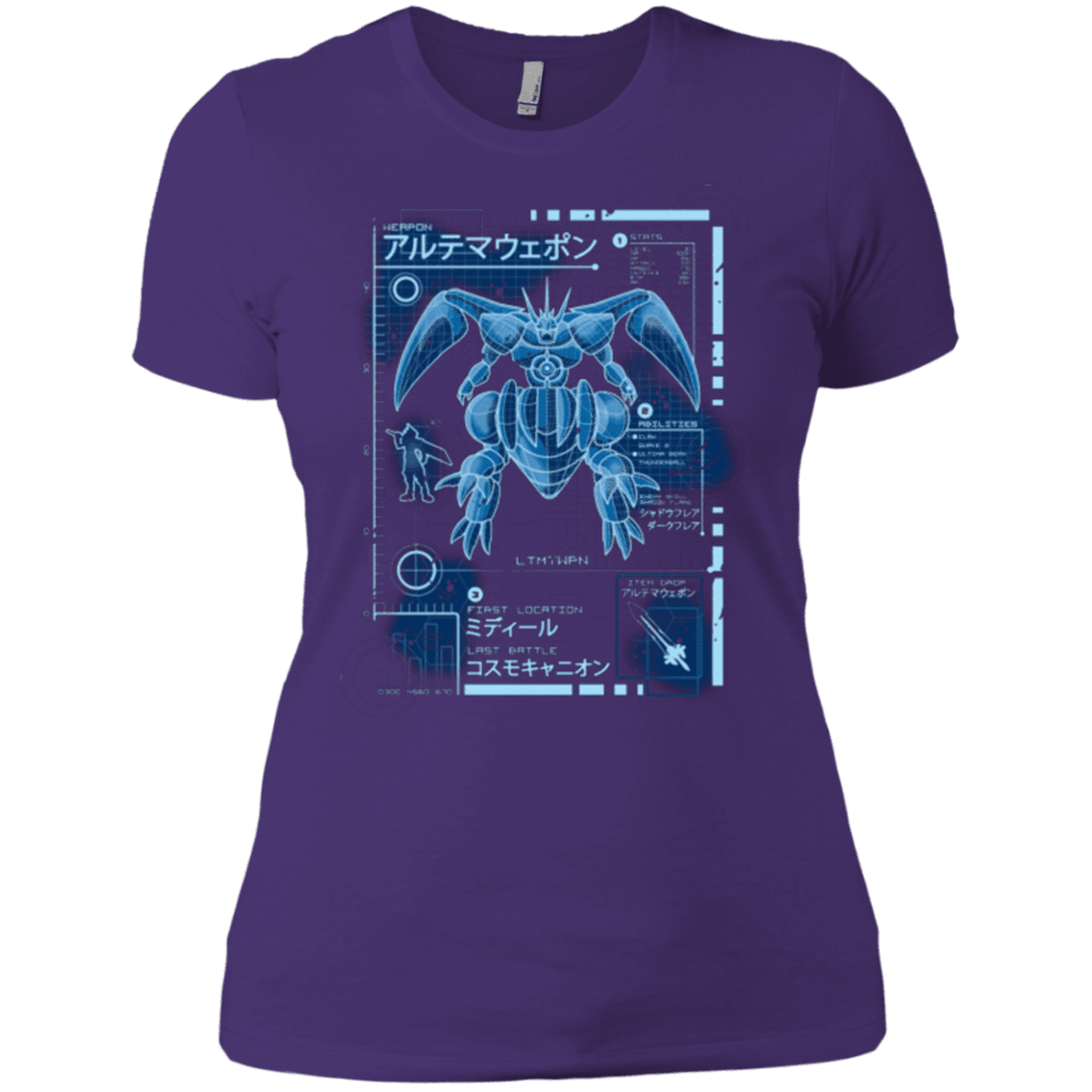 T-Shirts Purple / X-Small ULTIMATE BLUE PRINT Women's Premium T-Shirt