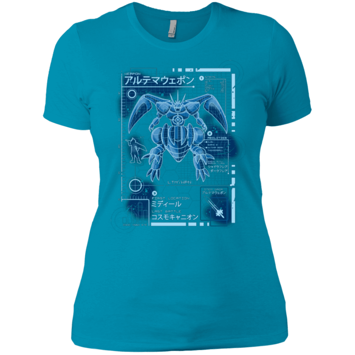 T-Shirts Turquoise / X-Small ULTIMATE BLUE PRINT Women's Premium T-Shirt