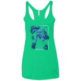 T-Shirts Envy / X-Small ULTIMATE BLUE PRINT Women's Triblend Racerback Tank