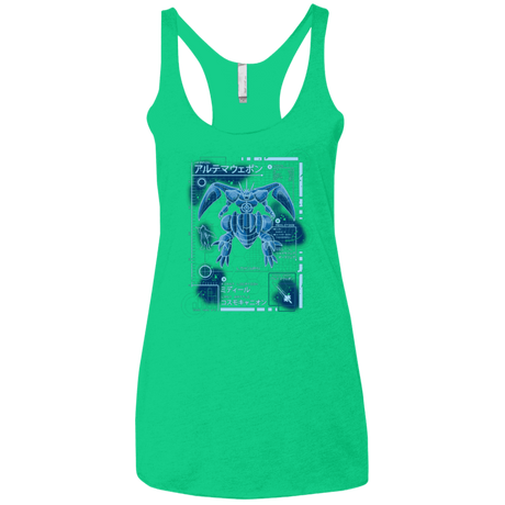 T-Shirts Envy / X-Small ULTIMATE BLUE PRINT Women's Triblend Racerback Tank