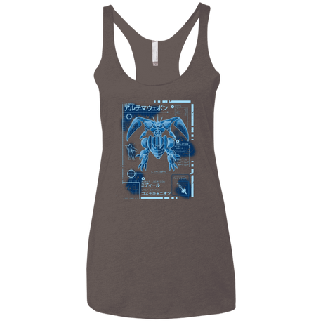 T-Shirts Macchiato / X-Small ULTIMATE BLUE PRINT Women's Triblend Racerback Tank