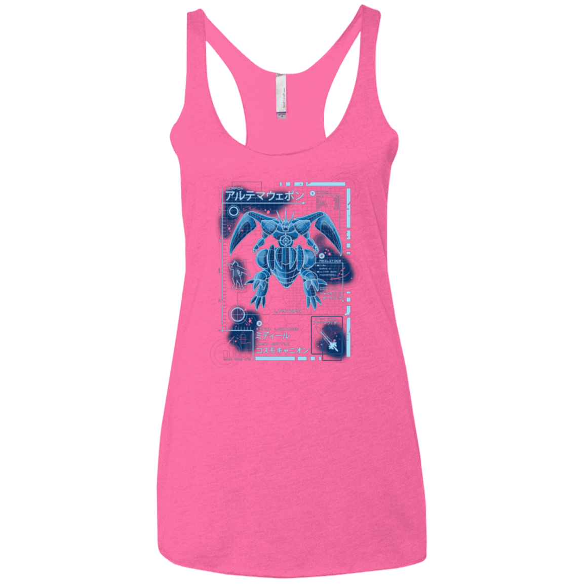T-Shirts Vintage Pink / X-Small ULTIMATE BLUE PRINT Women's Triblend Racerback Tank