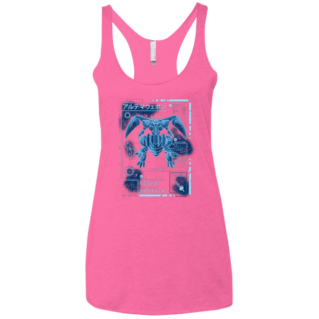 T-Shirts Vintage Pink / X-Small ULTIMATE BLUE PRINT Women's Triblend Racerback Tank
