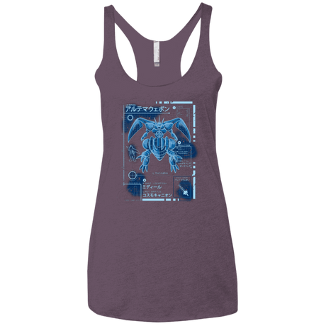 T-Shirts Vintage Purple / X-Small ULTIMATE BLUE PRINT Women's Triblend Racerback Tank