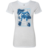 T-Shirts Heather White / Small ULTIMATE BLUE PRINT Women's Triblend T-Shirt