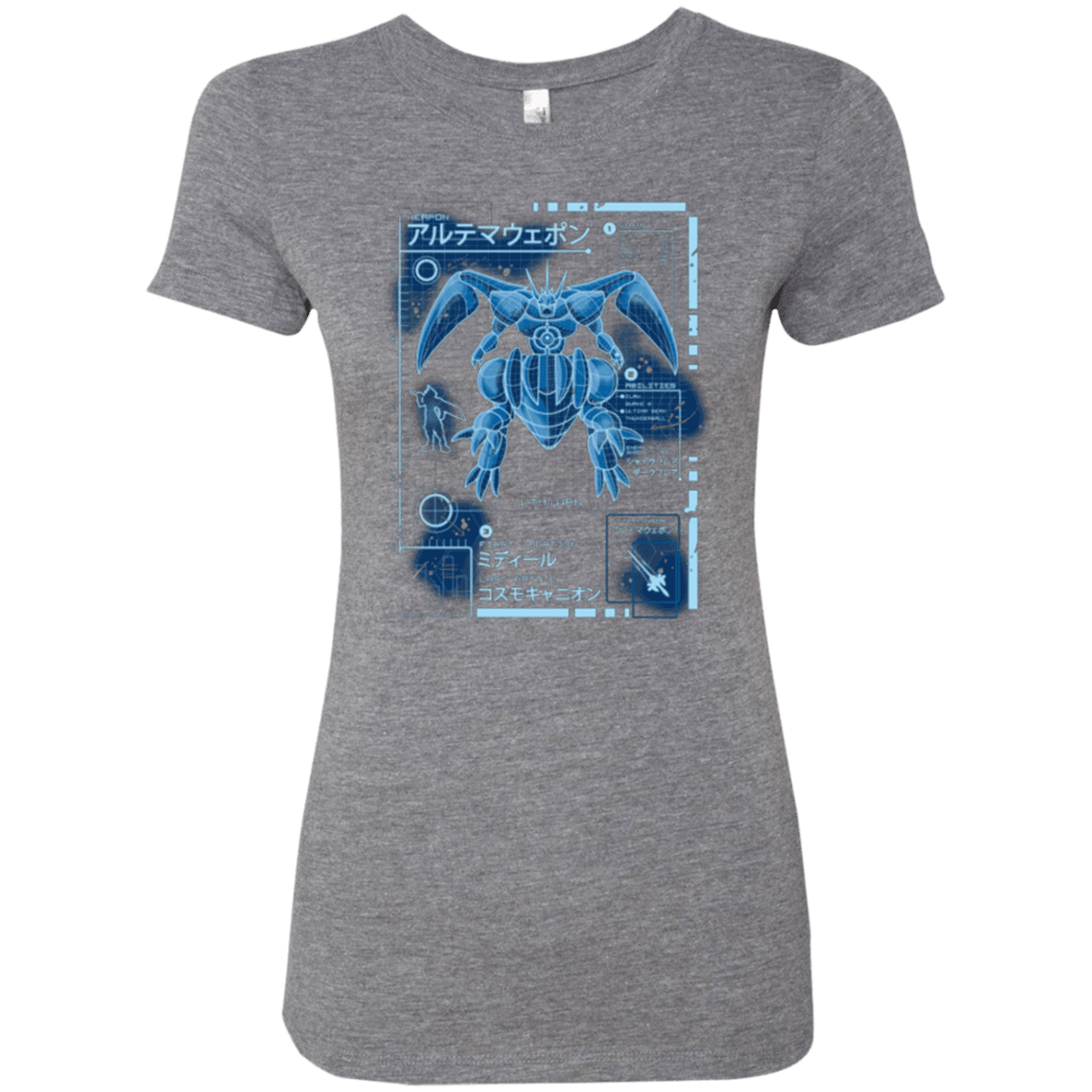 T-Shirts Premium Heather / Small ULTIMATE BLUE PRINT Women's Triblend T-Shirt