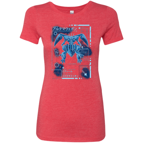 T-Shirts Vintage Red / Small ULTIMATE BLUE PRINT Women's Triblend T-Shirt
